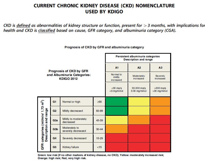 CKD Stages < 30 mg/day 30-300 mg/day > 300 mg/day <