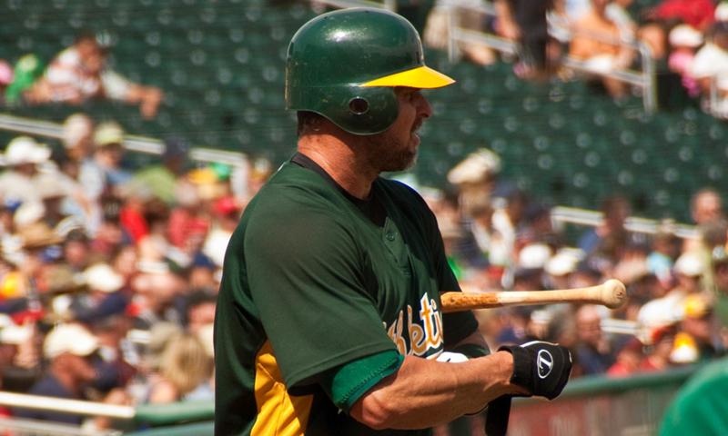 Connexions module: m44777 4 Figure 2: Professional baseball player Jason Giambi publically admitted to, and apologized for, his use of anabolic steroids supplied by a trainer.