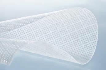 Omyra Mesh Unique condensed PTFE mesh with big pores, ideal for intraperitoneal placement Description Omyra Mesh brings a new concept for hernia repair within the antiadhesive mesh group.