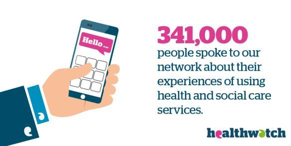 1 EXECUTIVE SUMMARY: The presentation brings together the following: - Findings of Healthwatch