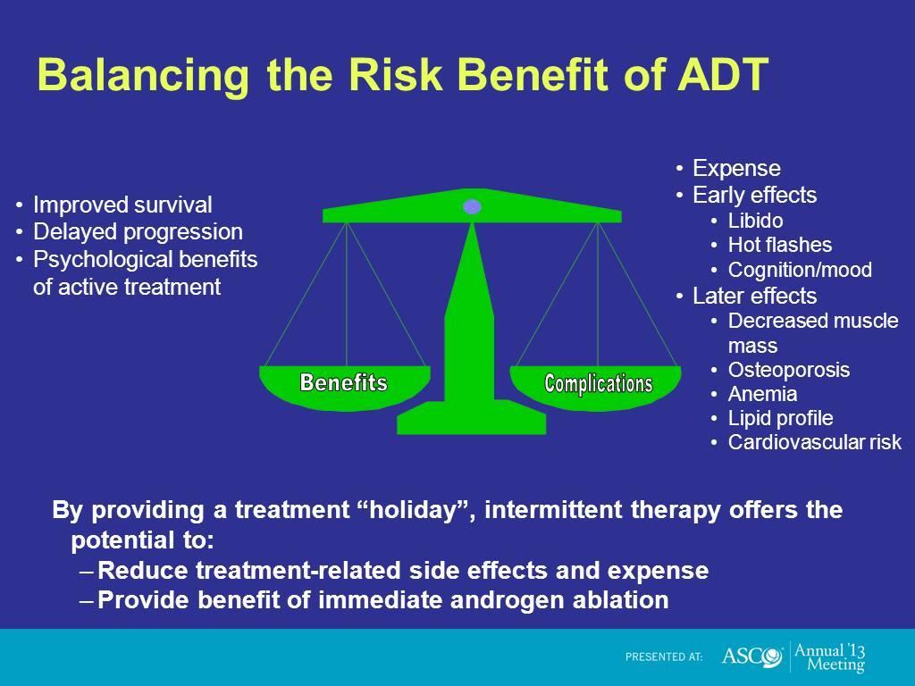 BALANCING THE RISK BENEFIT OF ADT