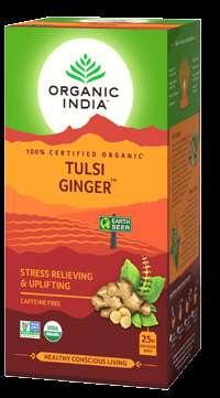 Tulsi Ginger A blend of Tulsi and the goodness of