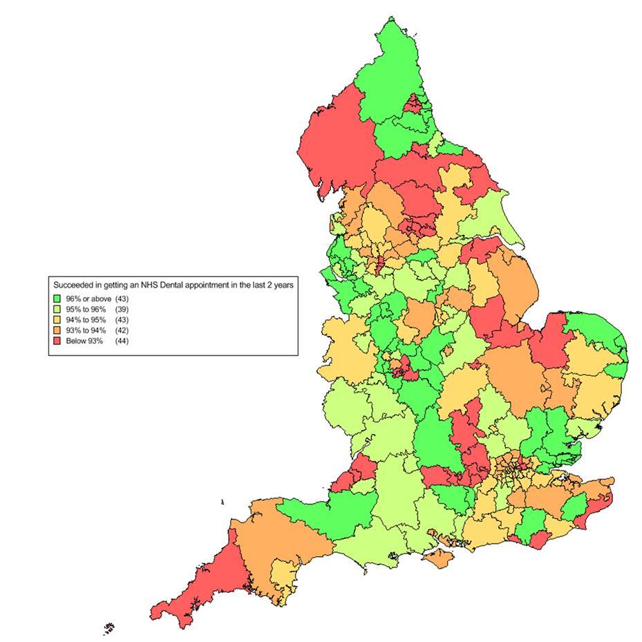 Figure 3 shows geographically the range of success rates at CCG level. Figure 3.