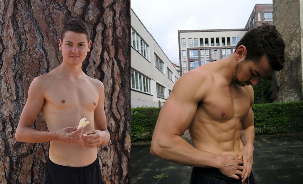 never before because I wanted to debunk this stupid myth that I got all the time back then that you can t build muscles as a vegan.