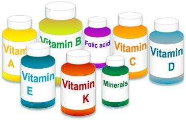 Vitamins - They are important because they enable chemical reactions. - Do not provide energy (0 kilocalories per gram).