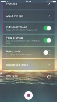 Voice prompts If the Voice prompts option is turned on, you will hear the program name and battery