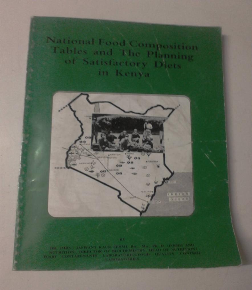 Introduction Food composition tables (FCT) are important guidelines in nutrition. The Kenyan FCT were published in 1993.