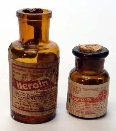 SEMISYNTHETIC OPIOIDS Heroin Derived from Morphine, 1874 Sold as a pharmaceutical until abuse became rampant Strong µ agonist