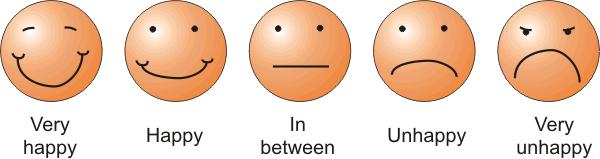 Example of Positive Psychology Construct: Life Satisfaction Andrews & Withey, 1976 Terrible Unhappy