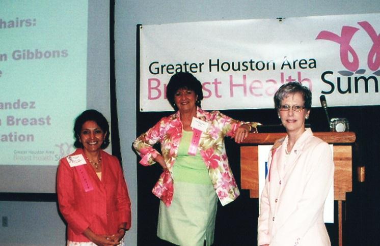 History 2005: First Annual Breast Health Summit The Rose Houston Affiliate of Susan G.