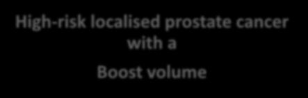 with a Boost volume Arm A: Prostate