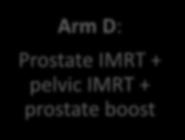 pelvic IMRT Arm C: Prostate IMRT +