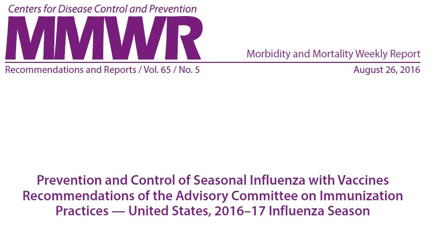 Page 7 Routine annual influenza vaccination of all