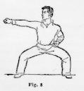 Gently unwind until you are facing forward and both hands are in front of the right leg. Sweep both arms up on the left, above the head, and down the left side (while inhaling).