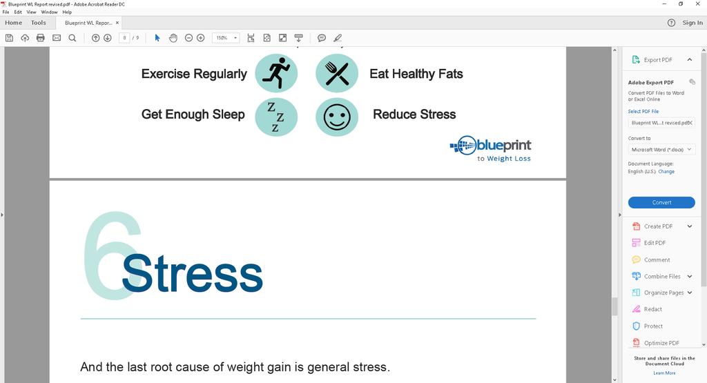 The last root cause of weight gain is general stress.