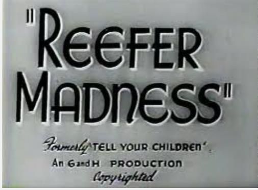 Marijuana was classified as a schedule I drug in 1970 Recently modified to allow testing on human subjects Rejected