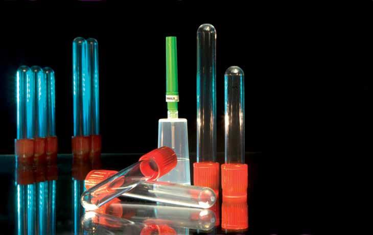 4 The Blood Collection Tubes VACUSENCE Blood Collection Tubes are made of unbreakable PET tube, butyl rubber stopper and polyethylene cap.