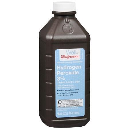 Walgreens Hydrogen Peroxide (H2O2) First aid to help prevent infection.