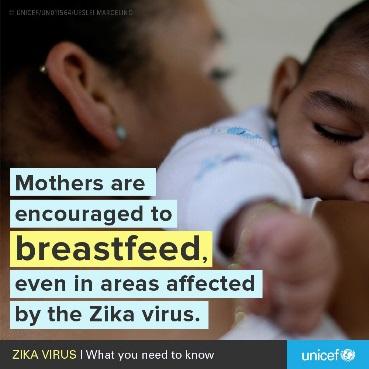 Zika Virus and Breastfeeding Theoretical risk of transmitting Zika virus through breastmilk, but not