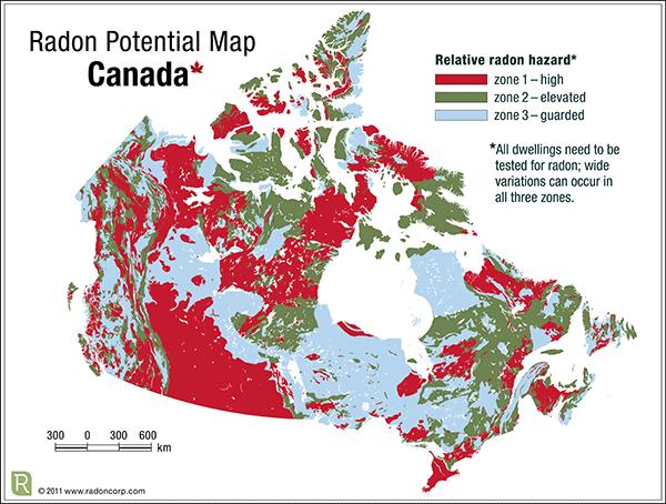 Radon Potential Map http://www.mr-radon.