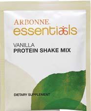 Protein Shake Mix Packs (Powder) New product Item #2073 (Chocolate); $24 SRP