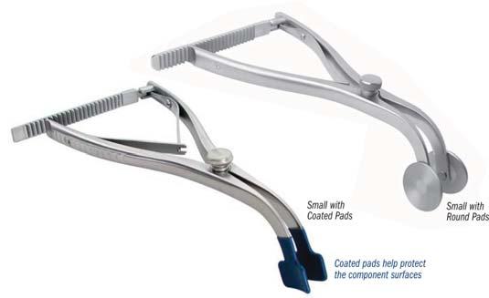 Calibrated Femoral Tibial Spreaders Small Medium Large Designed to remain in position, with the femur and tibia separated, without the need of an assistant, and to minimize crushing the bone, even if