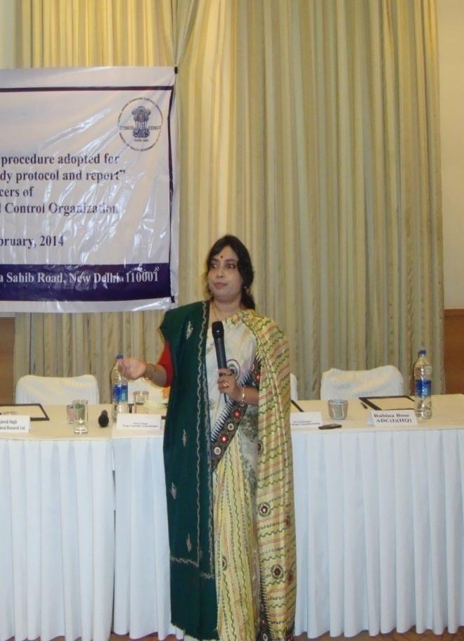 Ms. Rubina Bose, Assistant Drugs Controller (India), CDSCO welcomed all the