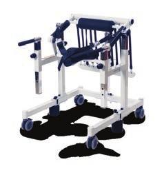 EXERCISE WHEELCHAIR The NeuroGym Exercise Wheelchair converts from a standard wheelchair into a variable resistance flexion and extension exercise machine for the trunk and