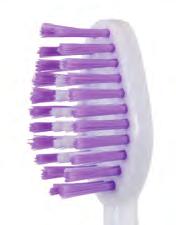 #: ORT10789 40 tufts with v-trim bristle cut and a flexible neck for easier access while cleaning.