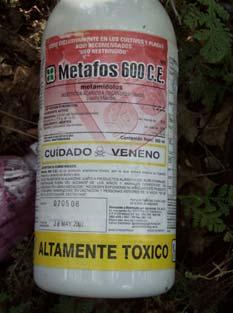Pesticide Labels Signal Words Pesticides have been found with banned or restricted use in the US Label identification can help specify toxicity DANGER POISON Poison in red letters with skull and