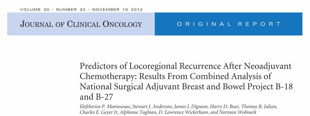 Axillary Assessment LRR is More Related to Response afer NAC than Nodal Status at