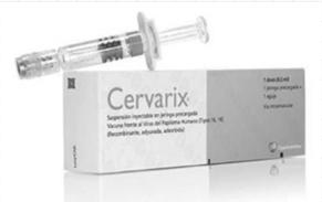 GARDASIL (MERCK) Tetravalent recombinant virus vaccine Protects against 4 HPV types: Types 16 and 18 (high risk) Types 6 and 11 (low risk) Protects against cervical cancer in women, as well as