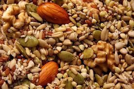 Seeds Fiber, omega 3 fatty acids, vitamin E.