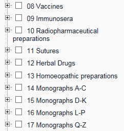 General monographs on dosage forms Contain requirements common to all dosage forms of the type defined e.g. sterility, uniformity of dosage units, dissolution Classified by pharmaceutical form/route of administration e.