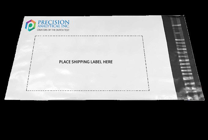 Shipping Information Patients may use any preferred shipping method as long as the specimens arrive at the destination on the return envelope/label within 7-10