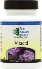 Viracid is a combination formula containing critical nutrients and targeted botanicals to provide immediate support for immune challenges.