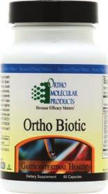 Ortho Biotic features BioShield technology, an innovative process that preserves each of the seven chosen probiotic organisms and releases them on-target for maximum benefits.