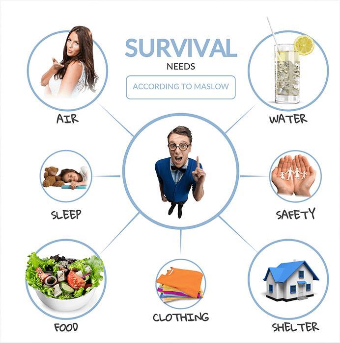 Core Concepts 1) Basic Human Needs Components of human survival that must be satisfied for individuals to develop their human capacity Maslow s Hierarchy of Needs - useful as a framework Food,