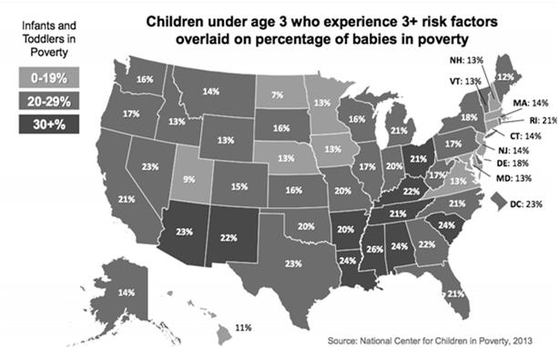 Children under 3 at high risk in NM. There can be no keener revelation of a society's soul than the way in which it treats its children.