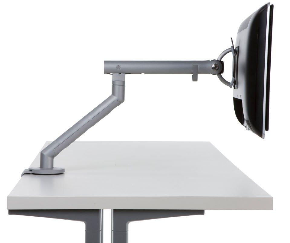YOUR WORKSTATION Sayl Chair Renew Table Flo Monitor Arm Desktop Power Monitor Arm Adjusting your monitor for the posture and