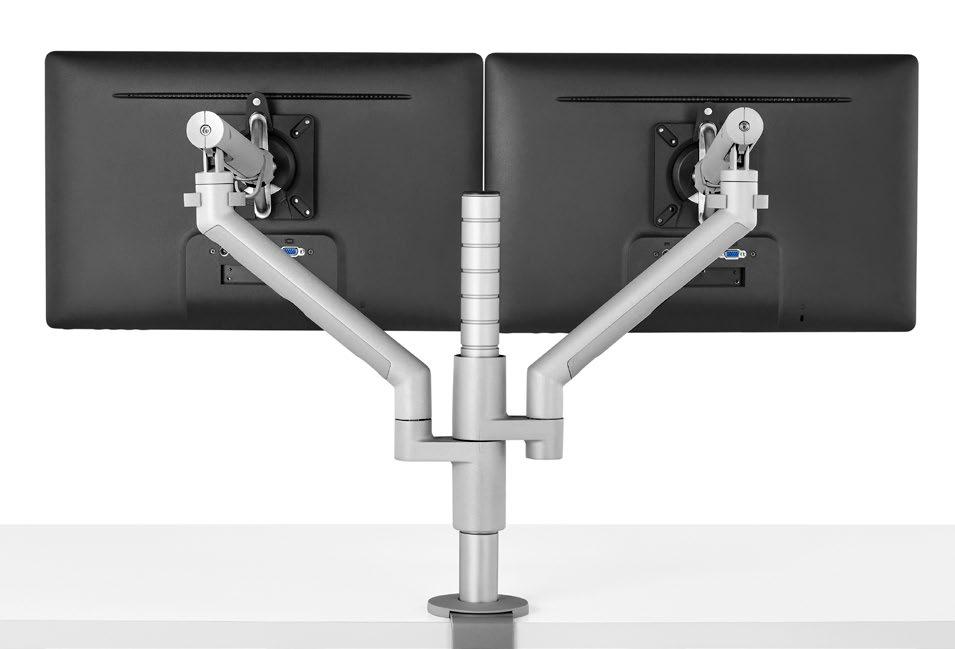 FLO MONITOR ARM The fluid, dynamic movement of Flo monitor arms lets you adjust the position of one screen or multiples exactly