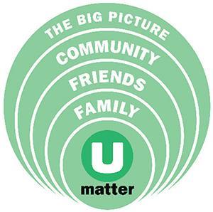 The Umatter message: You matter because you may need help. You matter because you may be in the position to help.