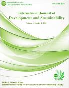 Intnational Jounal of Dvlopmnt and Sustainability ISSN: 216-662 www.isdsnt.