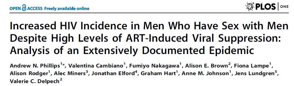 Source of new HIV Infections Source of new infections: 7% diagnosed, ART experienced 10%