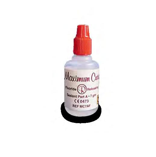 Maximum Cure Maximum Cure sealant will set in a thin layer and is formulated with a patented fluoride monomer.