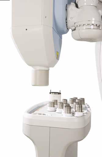 CYBERKNIFE TREATMENT DELIVERY SYSTEM Using robotic mobility and continuous image guidance, the CyberKnife Robotic Radiosurgery System both detects and corrects for intrafraction target motion,