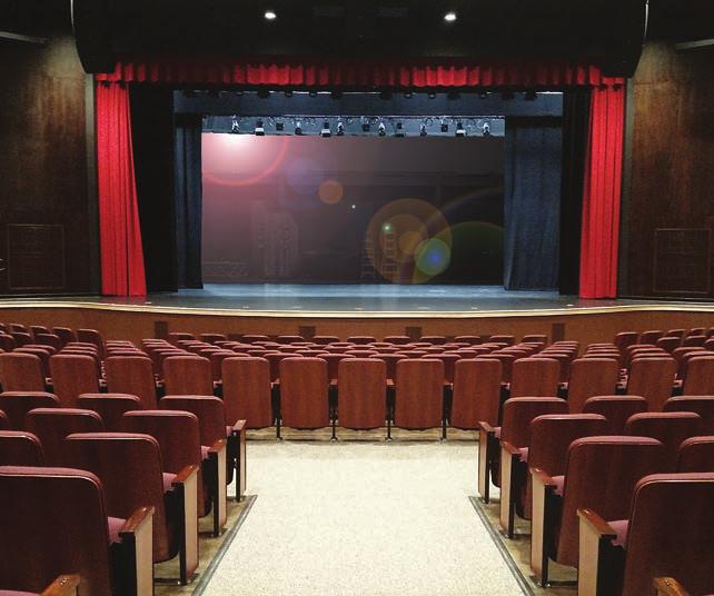 THEATER AMENITIES 500+ Seats Elevator Access Handicap Accessible State-of-the-art Audio/Visual System Meal & Overnight Package Options Group Friendly Free Motorcoach Parking Convenient Dining &