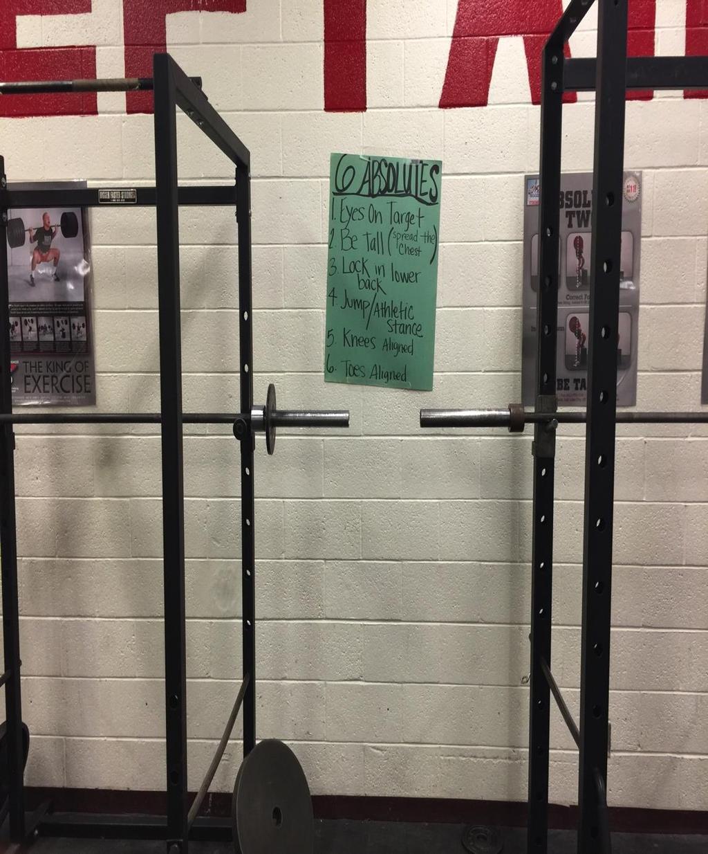 SHS Weight Room Concerns Cardio Equipment/Selector (Cable Equipment): Lack of signage for cardio & selector equipment explaining proper use