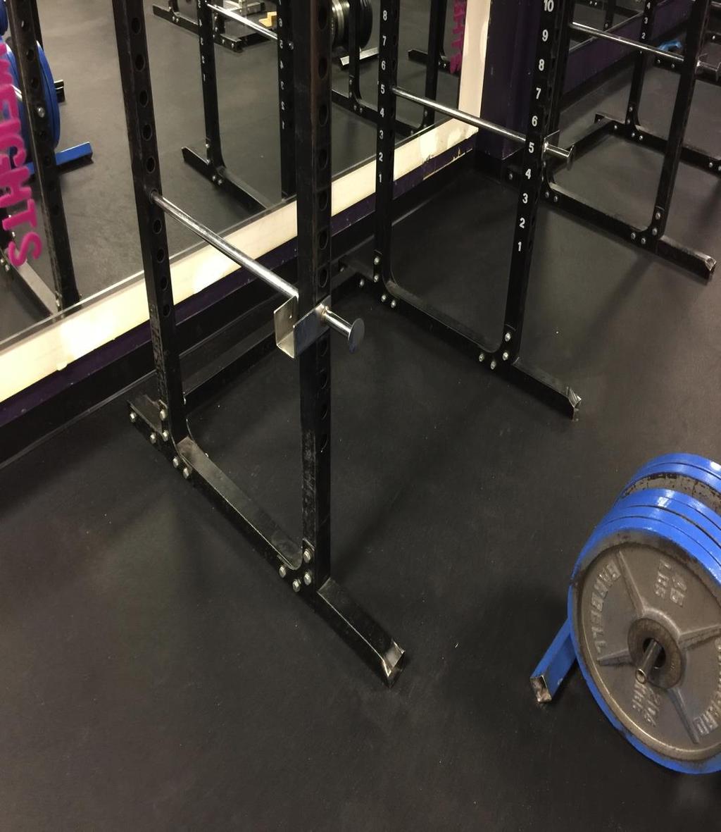 KCHS Weight Room Concerns Free Weights/Plate Loaded Equipment: There are racks that space bars on the floor or stood up in a corner very