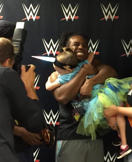 December s wish came true when she attended a WWE Event and received the VIP treatment when meeting the wrestlers (New Day) and